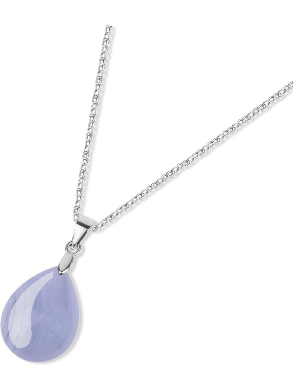 Elegant Teardrop Crystal Pendant Necklace for Women - Dazzling Jewelry Accessory